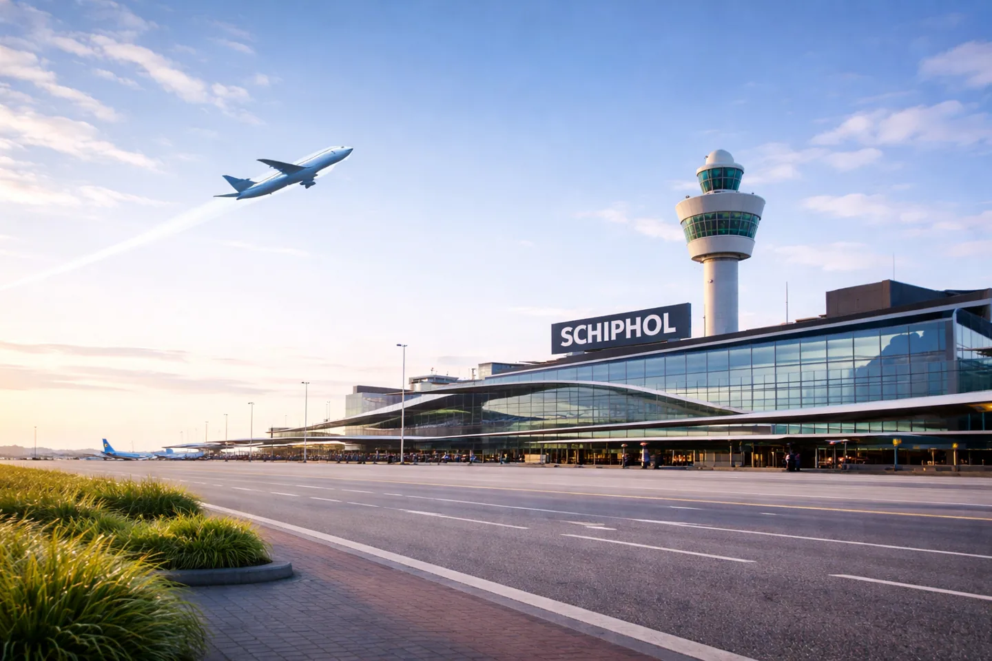 Schiphol Airport en de verkeerstoren